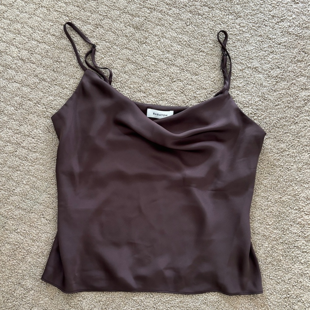 Aritzia Babaron Cowl Neck Cami - Size M *NWOT*